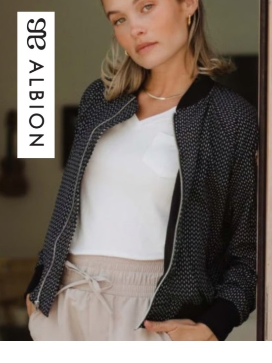 Albion Jackets & Blazers - Albiion Midnite Dash bomber jacket, M,  CB2716